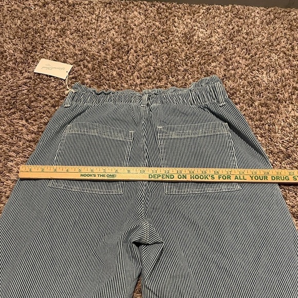 Universal thread nwt striped light wash paper bag waist jeans - Picture 10 of 11